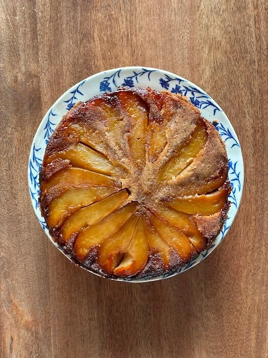 Gâteau aux pêches